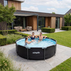 VirtuFit Round Pool - Ø366 x 100 cm - Anthracite