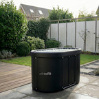 The VirtuFit Oval Ice Bath - Anthracite - 500 Litres