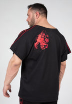 Buffalo Old School Workout Top - Black/Red