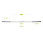 VirtuFit Olympische Halterstang - 50 mm - 180 cm