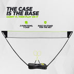 VirtuFit 2-in-1 Portable Badminton- en Tennisset - Inclusief koffer en rackets