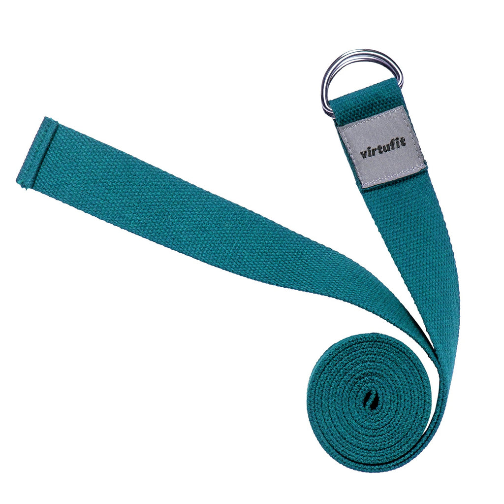 VirtuFit Premium Yoga Strap - 250 cm - Ocean Green
