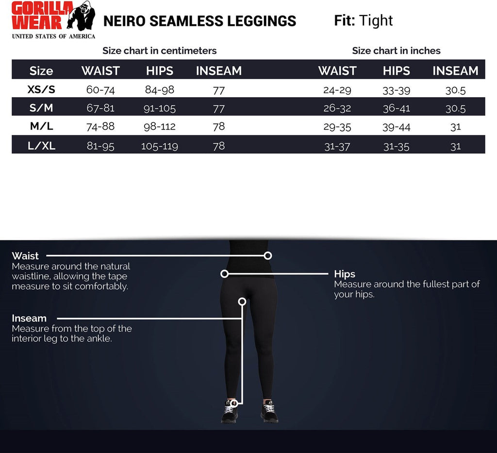 Gorilla Wear Neiro Seamless Legging - Army Green
