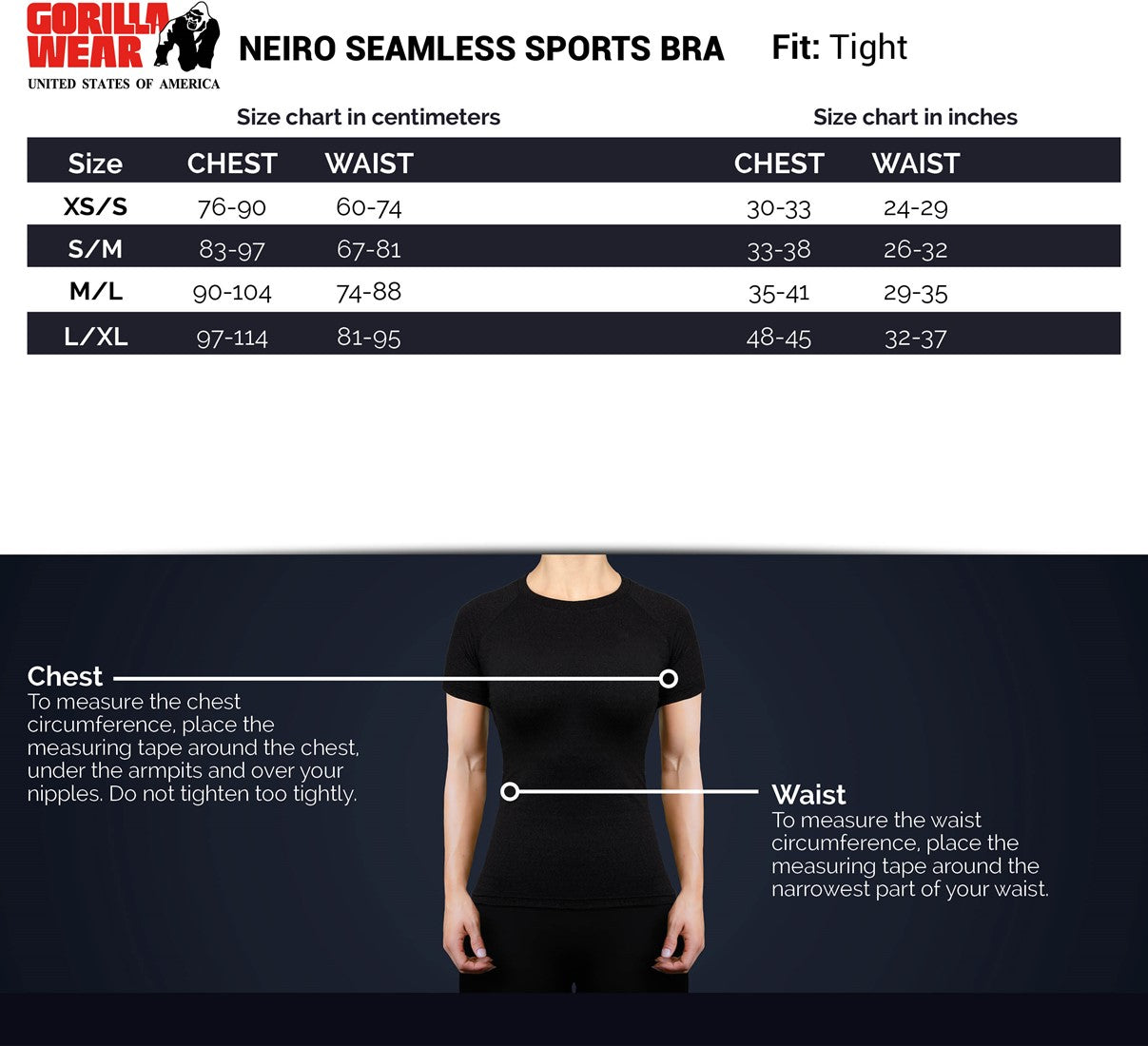 Gorilla Wear Neiro Seamless Sportbeha - Paars