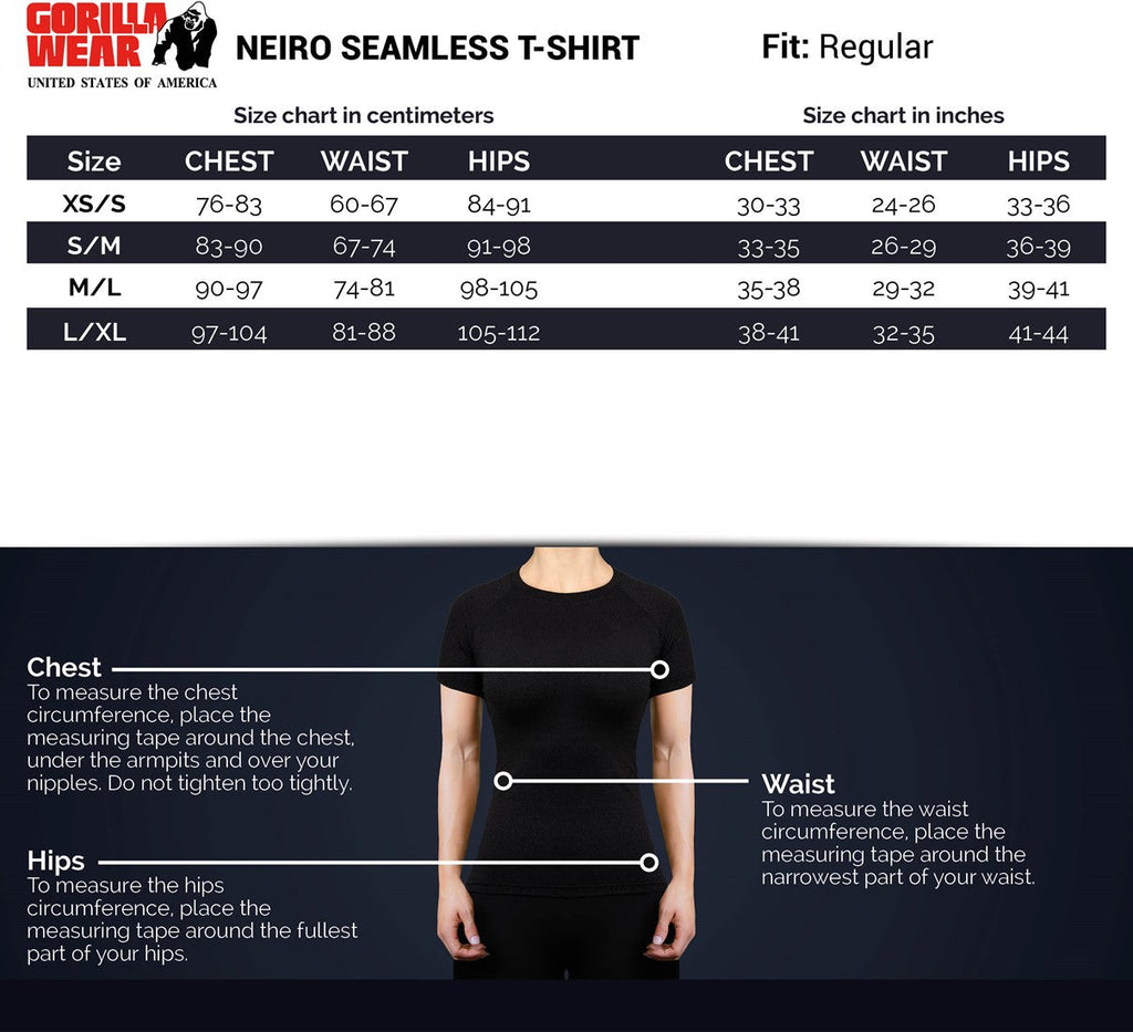 Neiro Seamless T-Shirt - Black