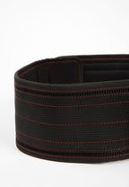 Gorilla Wear 4 Inch Nylon Lifting Belt - Black/Red Stitched