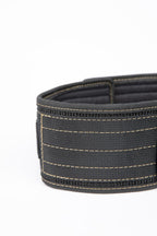 Gorilla Wear 4 Inch Nylon Lifting Belt - Black/Gold