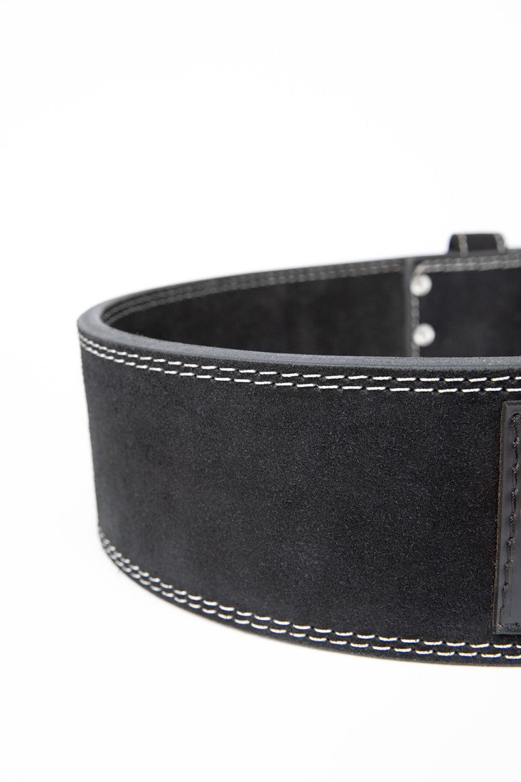 Gorilla Wear 4 Inch Leather Lifting Belt - Black