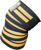 Gorilla Wear Knee Wraps - Black/Gold