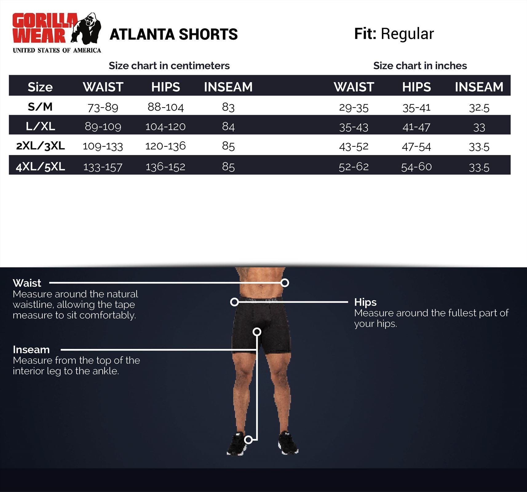 Atlanta Shorts - Black/Gray