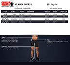 Atlanta Shorts - Black/Red