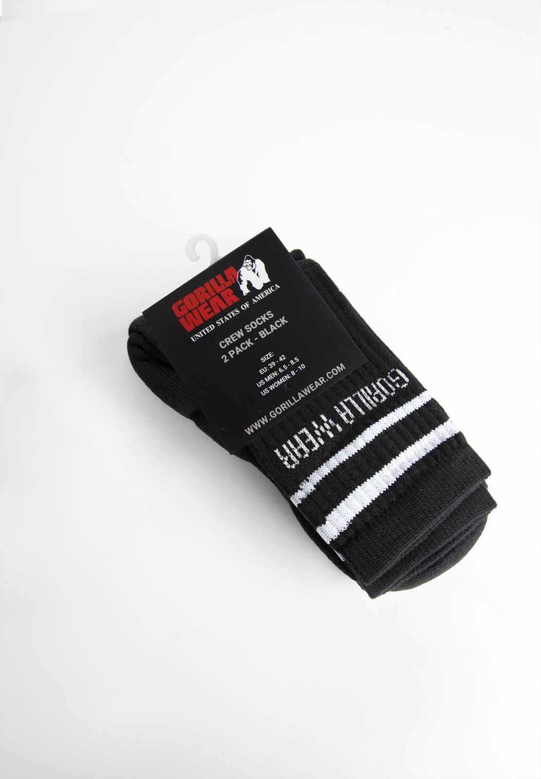 Crew Socks 2-Pack - Black