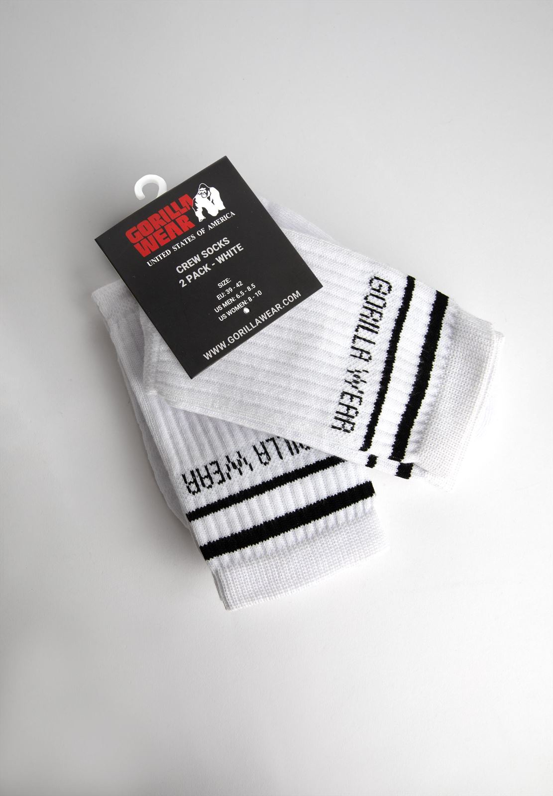 Crew Socks 2-Pack - White