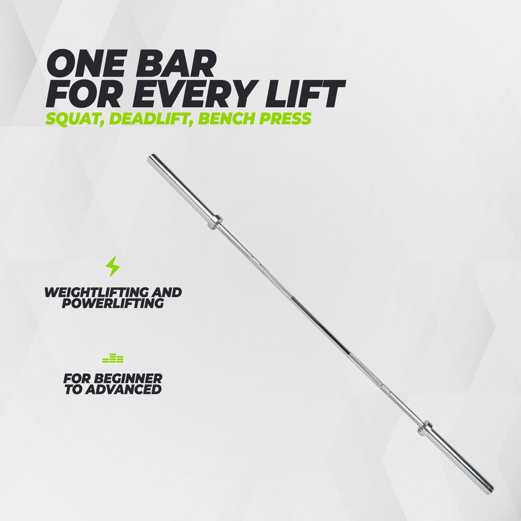 VirtuFit Olympische Halterstang - 50 mm - 220 cm