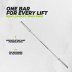 VirtuFit Olympische Halterstang - 50 mm - 220 cm