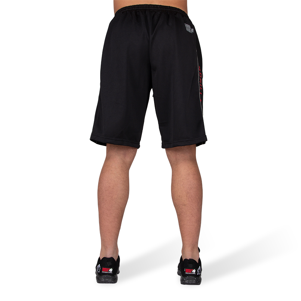 Functional Mesh Shorts - Black/Red