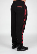 Buffalo Old School Workout Pants - Black/Red