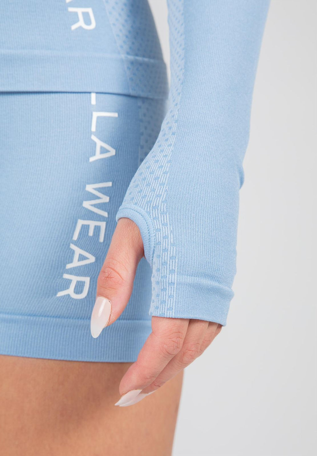 Selah Seamless Long Sleeve - Light Blue