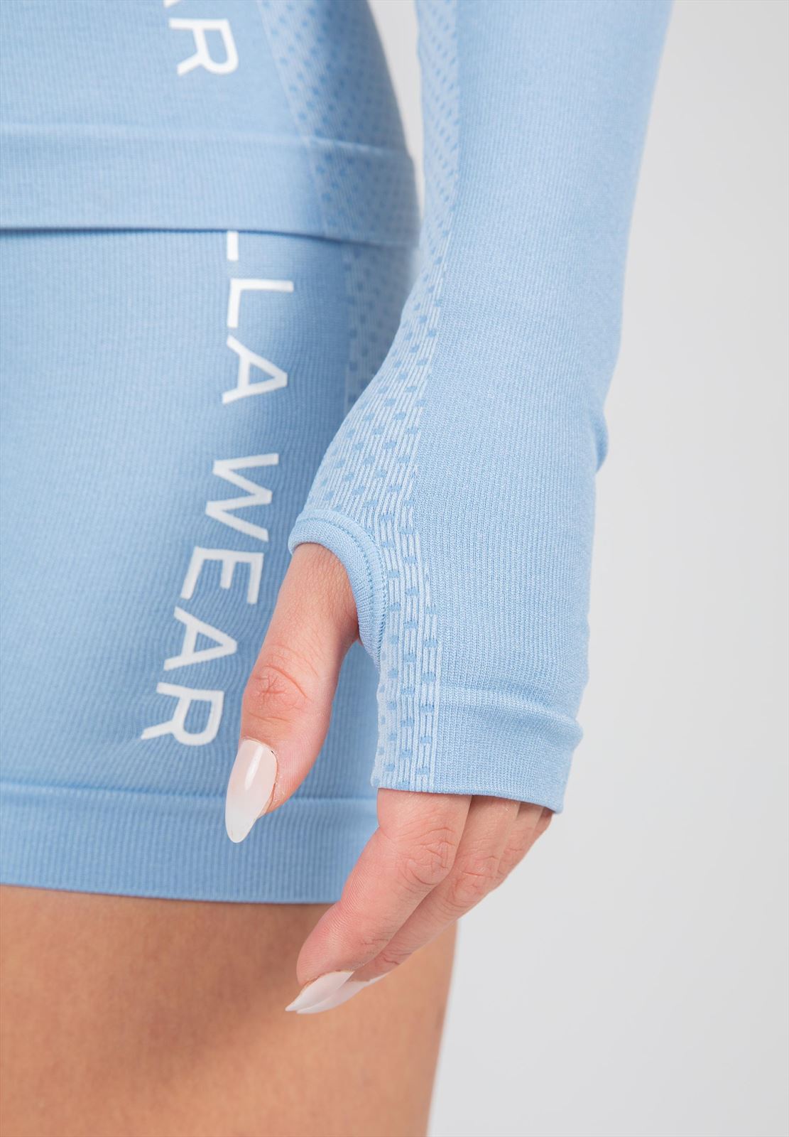Selah Seamless Long Sleeve - Light Blue
