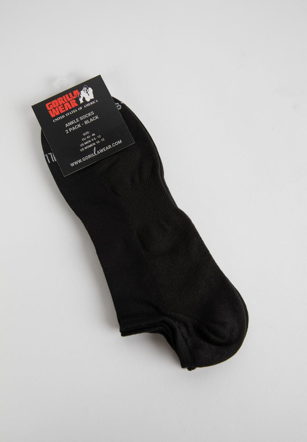 Ankle Socks 2-Pack - Black