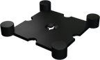 Flow Fitness Corner Profile Rubber Tile - 20 x 20 x 2 cm