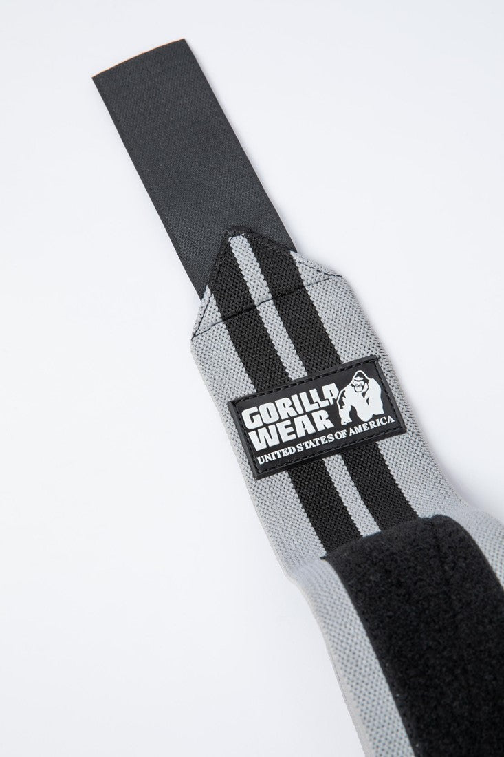 Gorilla Wear Knee Wraps - Grey/Black