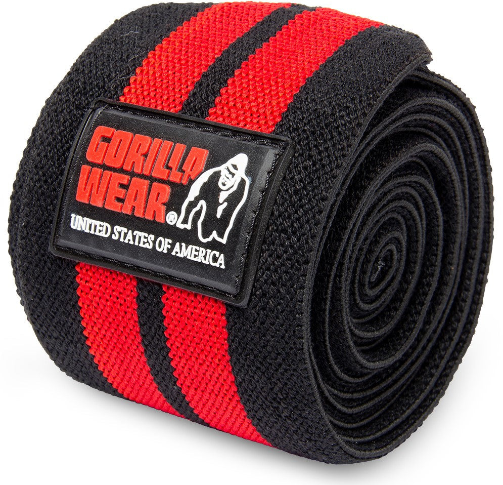 Knee Wraps - Black/Red
