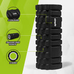 VirtuFit Grid Foam Roller - 33 cm - Black