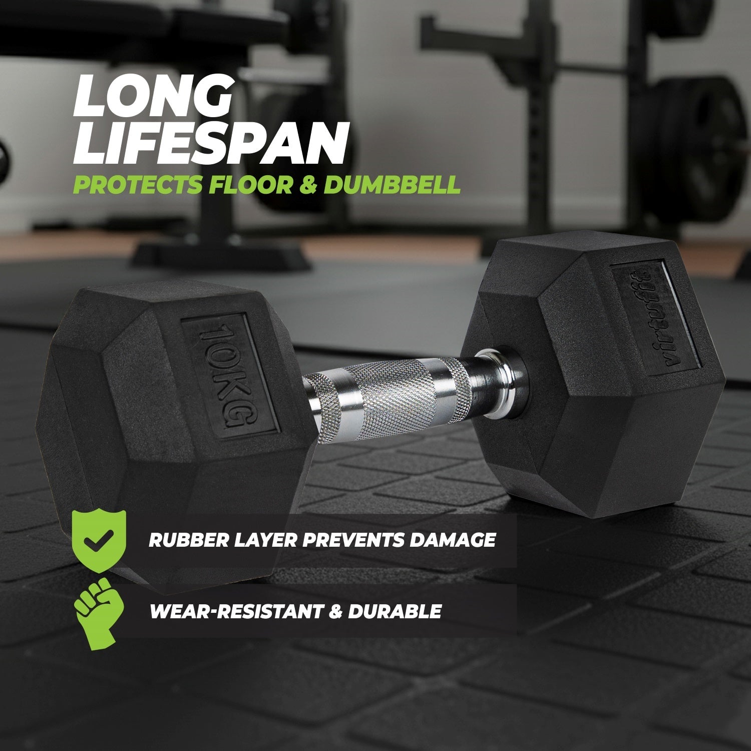 VirtuFit Hexa Dumbbell Pro - 40 kg - Per Stuk
