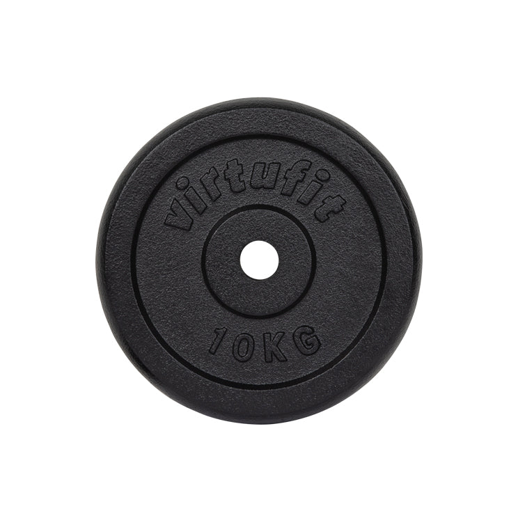 VirtuFit Cast Iron Weight Plate 30 mm - 15 kg - Black