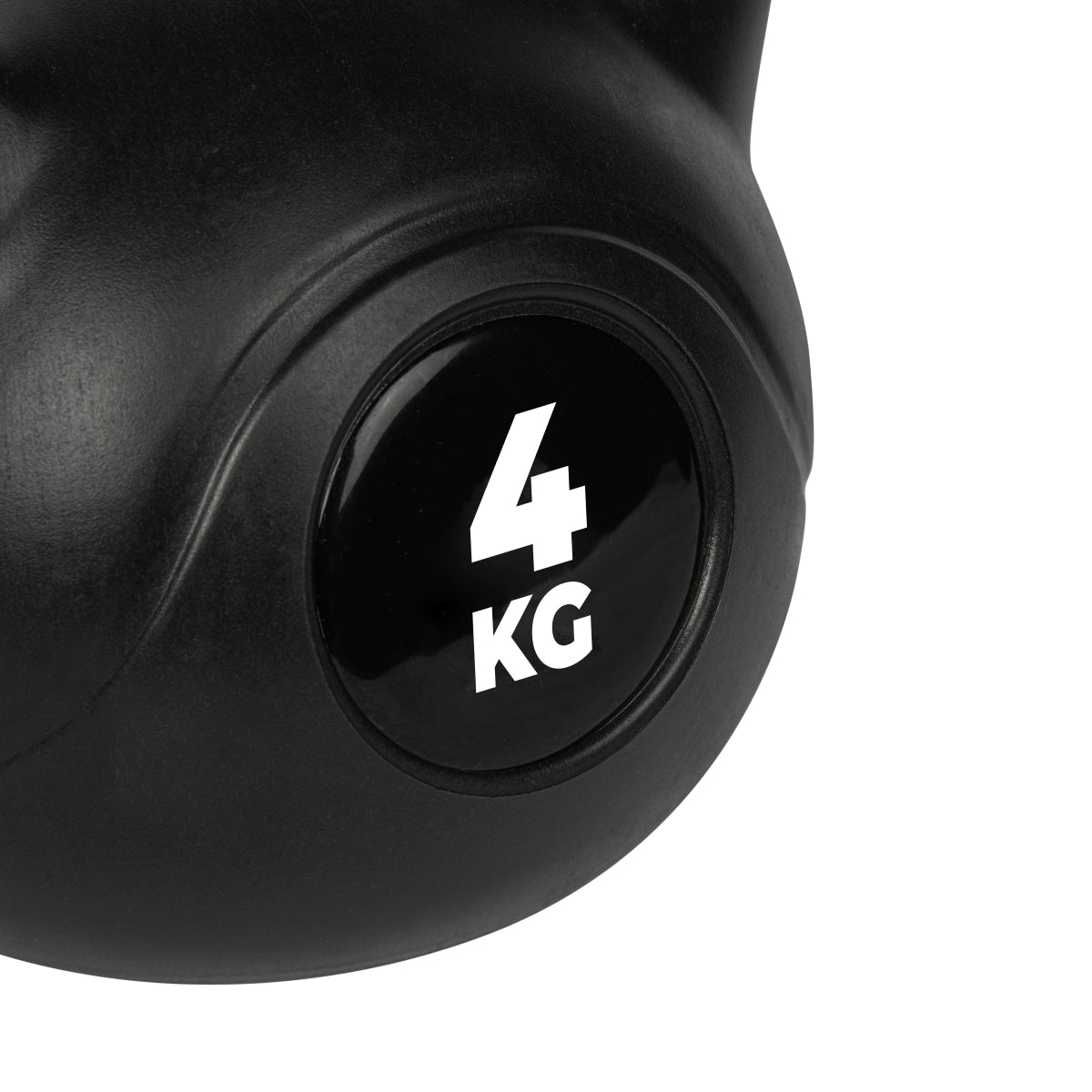 VirtuFit PVC Kettlebell - 4 kg - Black