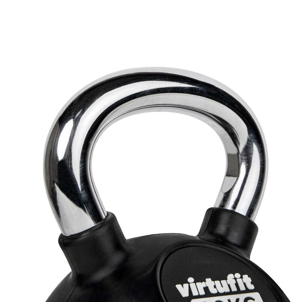 VirtuFit Kettlebell - Rubber/Chroom - 20 kg