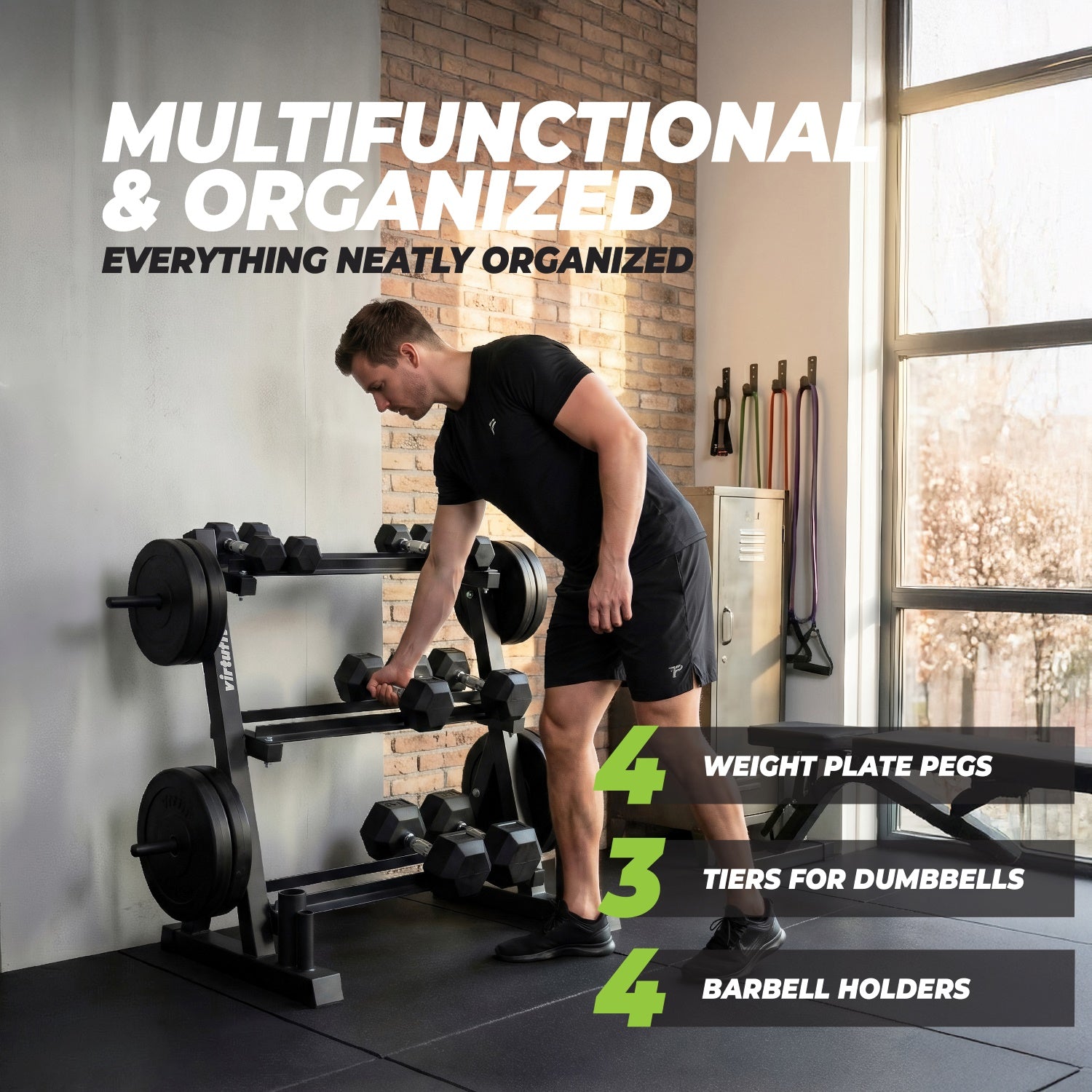 VirtuFit Multifunctional Storage Rack