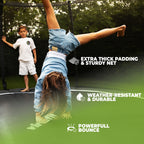 VirtuFit Premium Trampoline with Safety Net - Black - 366 cm