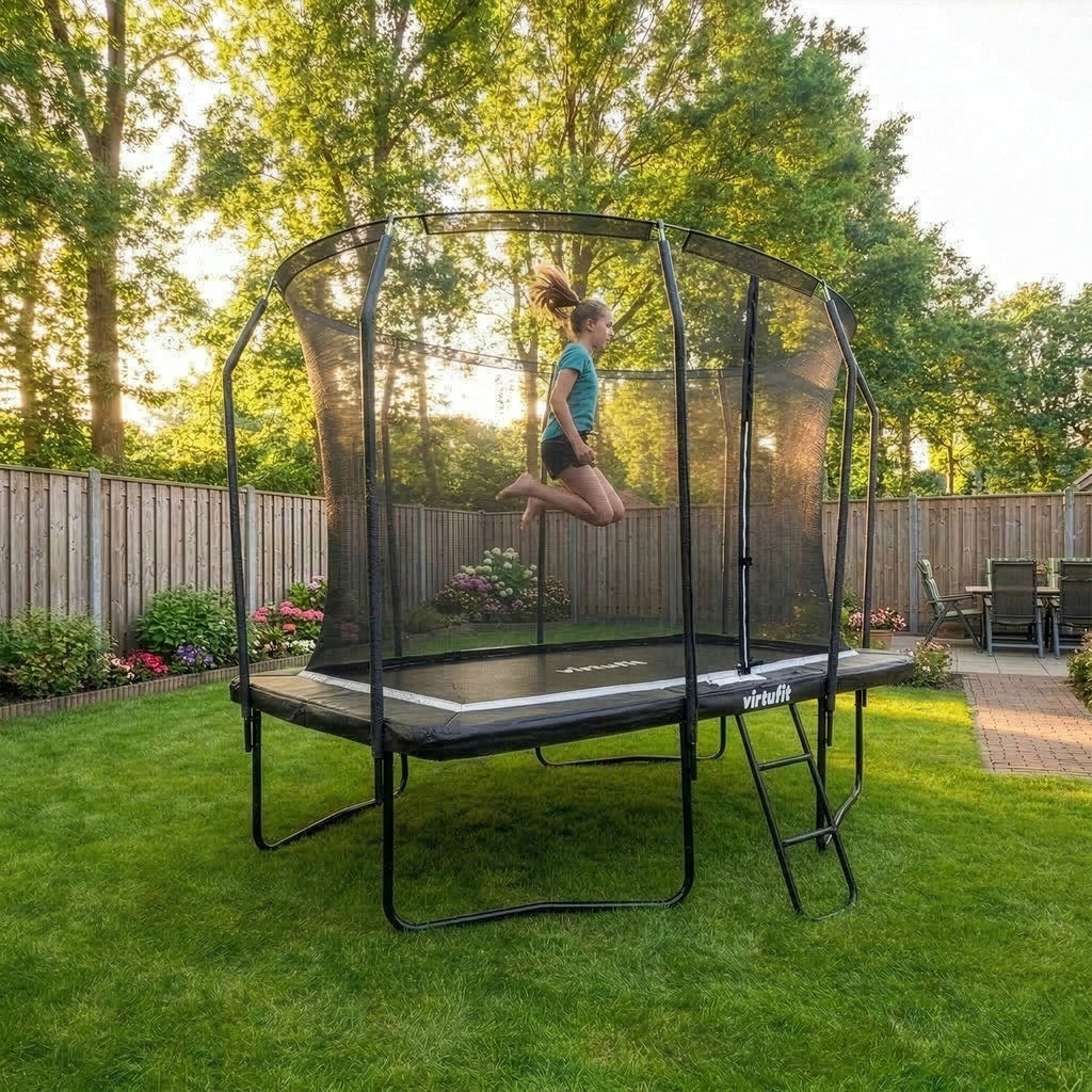 VirtuFit Trampoline Premium with Safety Net 183 x 274 cm