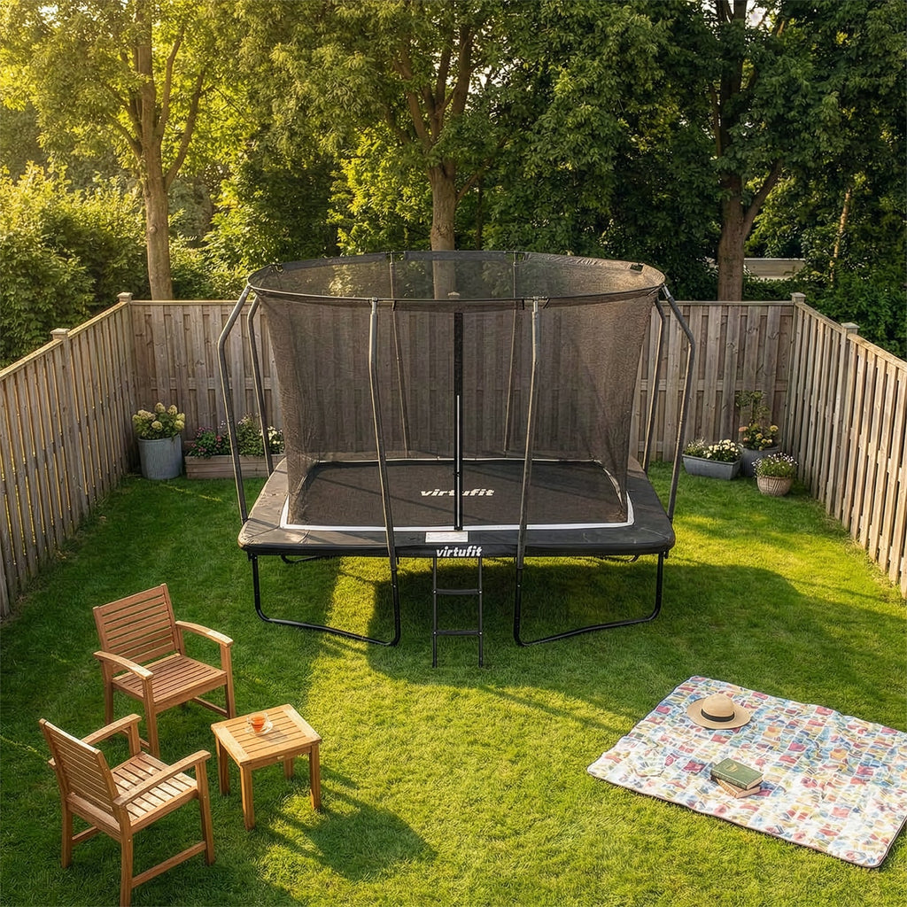 VirtuFit Trampoline Premium with Safety Net 213 x 305 cm