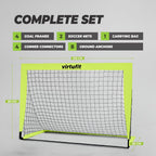 VirtuFit Pop-Up Voetbaldoelen Set - Voetbalgoals - 120 x 90 cm