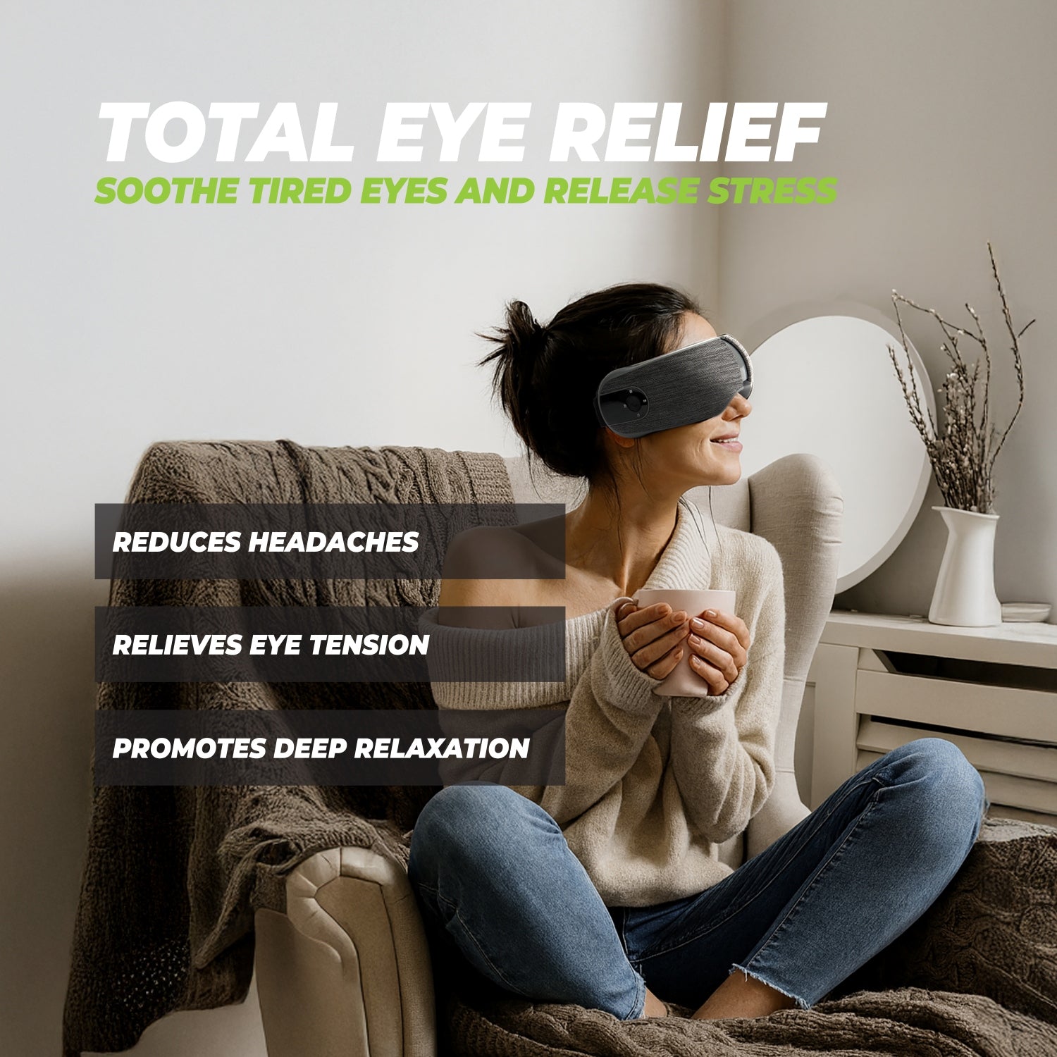 VirtuFit Eye Massager - Eye Massage - Massage Device