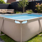 VirtuFit Rectangular Swimming Pool - Beige - 300 x 210 x 66 cm