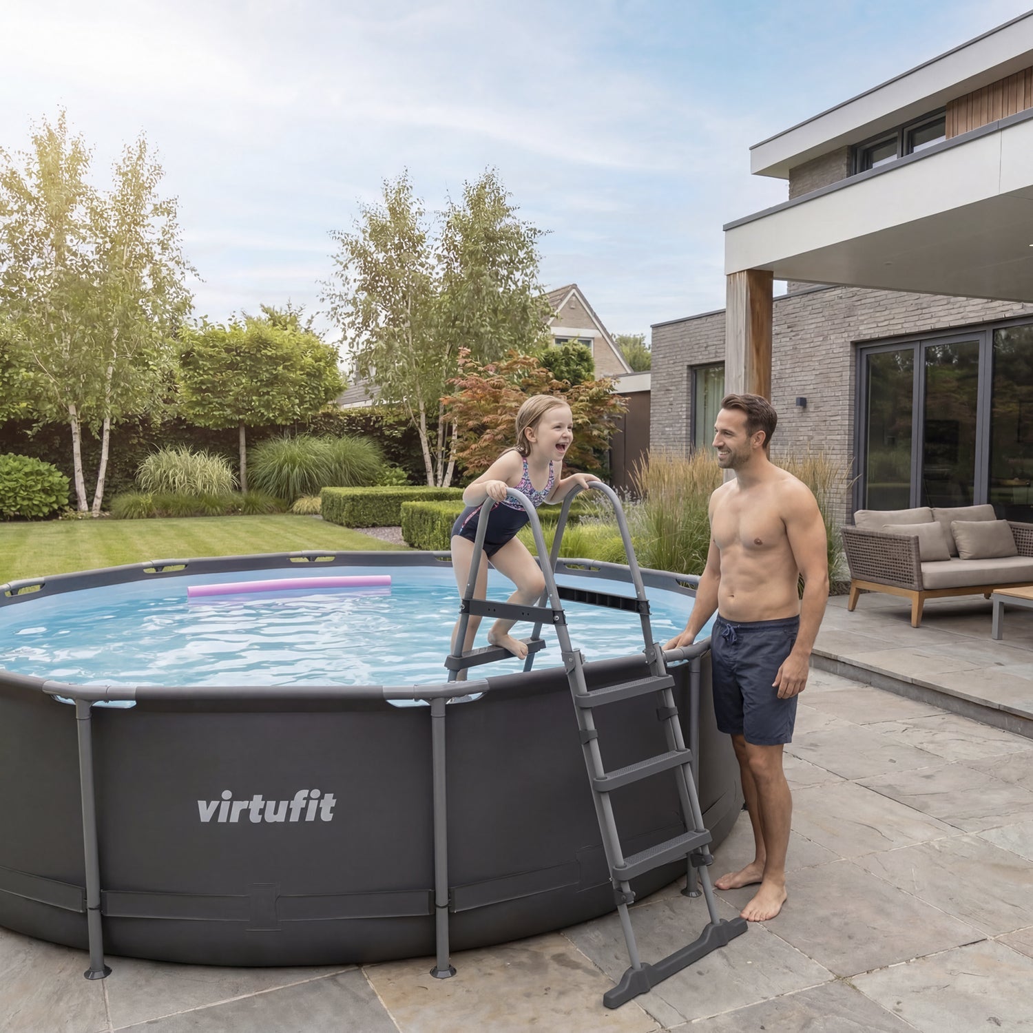 VirtuFit Pool Ladder - 100 cm