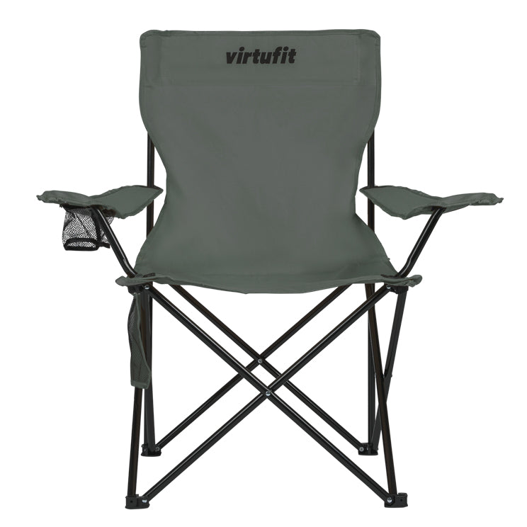 VirtuFit Foldable Camping Chair - Grey