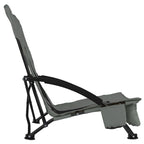 VirtuFit Foldable Beach Chair - Grey