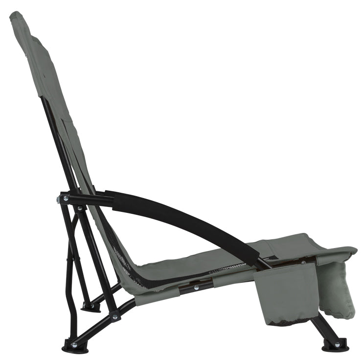 VirtuFit Foldable Beach Chair - Grey