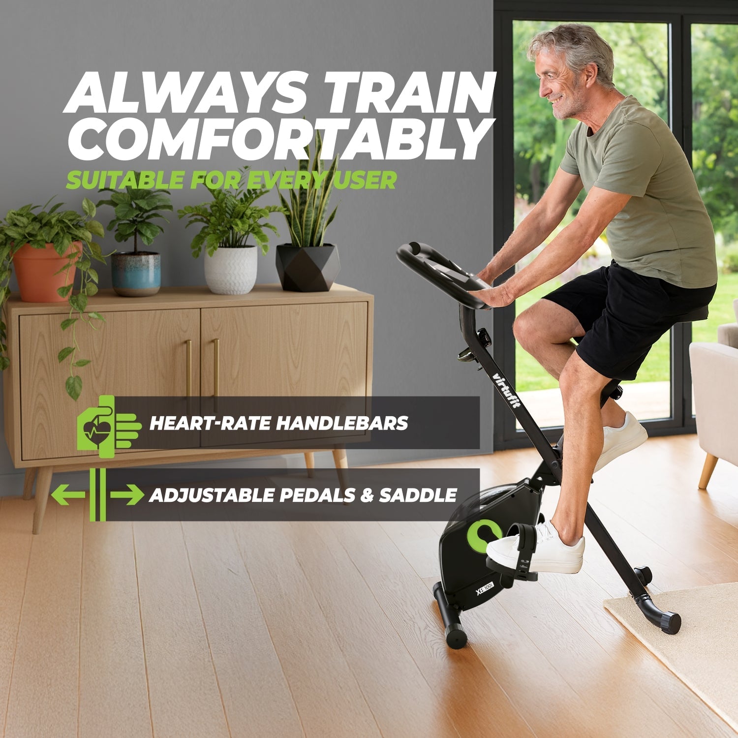 VirtuFit XB100i Foldable Excercise Bike - Second Chance
