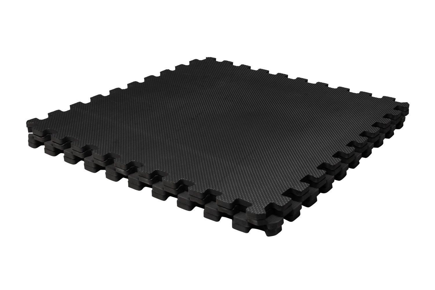 VirtuFit Fitness Puzzle Mat – 4-Piece Floor Mat – 120×120 cm – Black