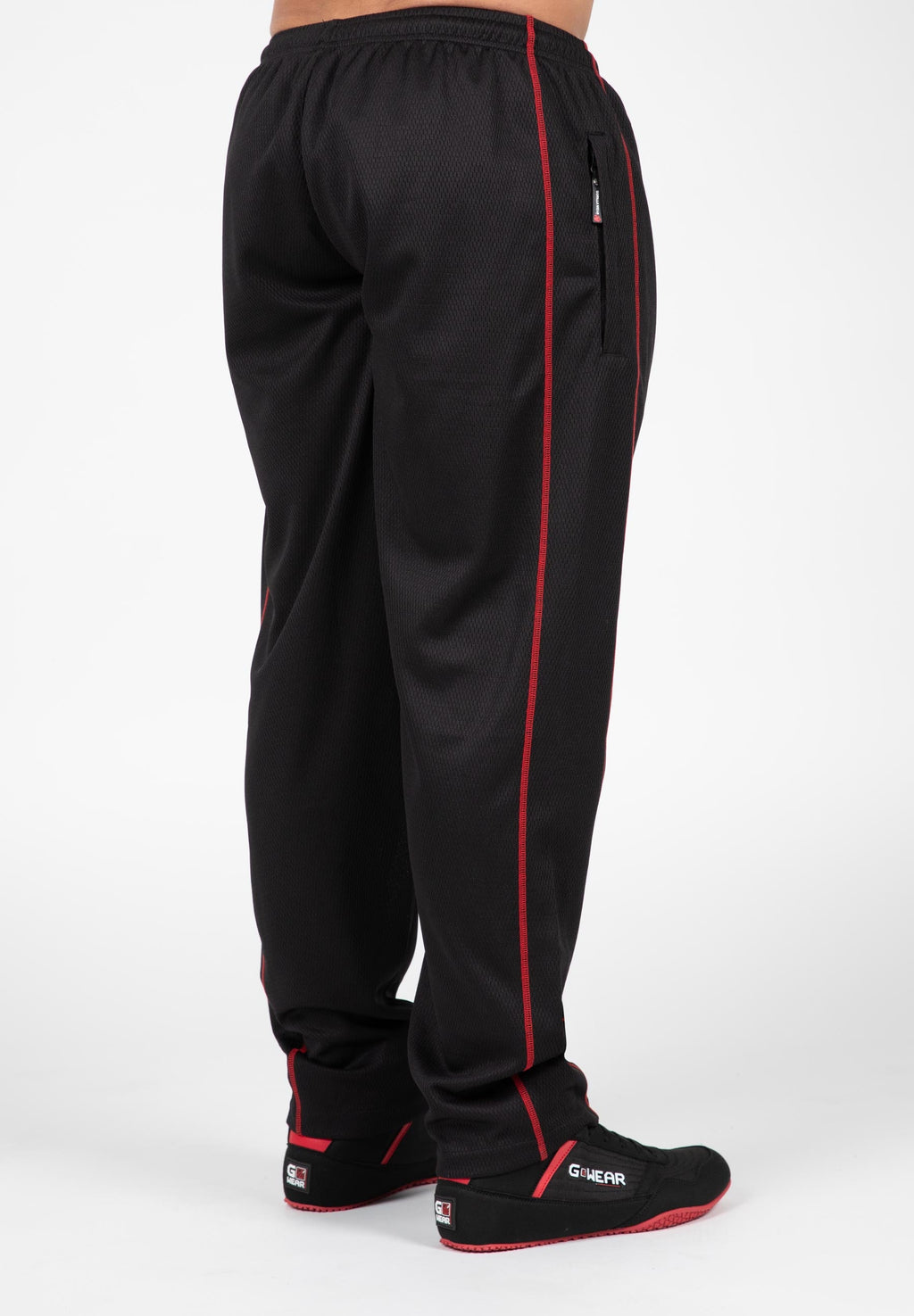 Gorilla Wear Wallace Mesh Pants - Black/Red