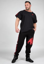 Buffalo Old School Workout Top - Black/Red
