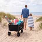 VirtuFit FW100 Foldable Trolley - 150 kg Load Capacity - Incl. Cover – Black