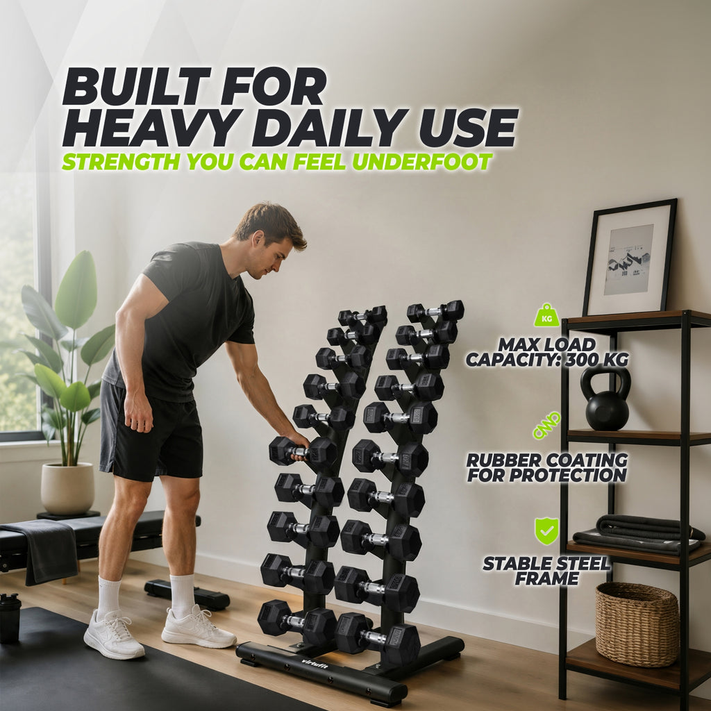 VirtuFit Dumbbell Rack Standing Deluxe