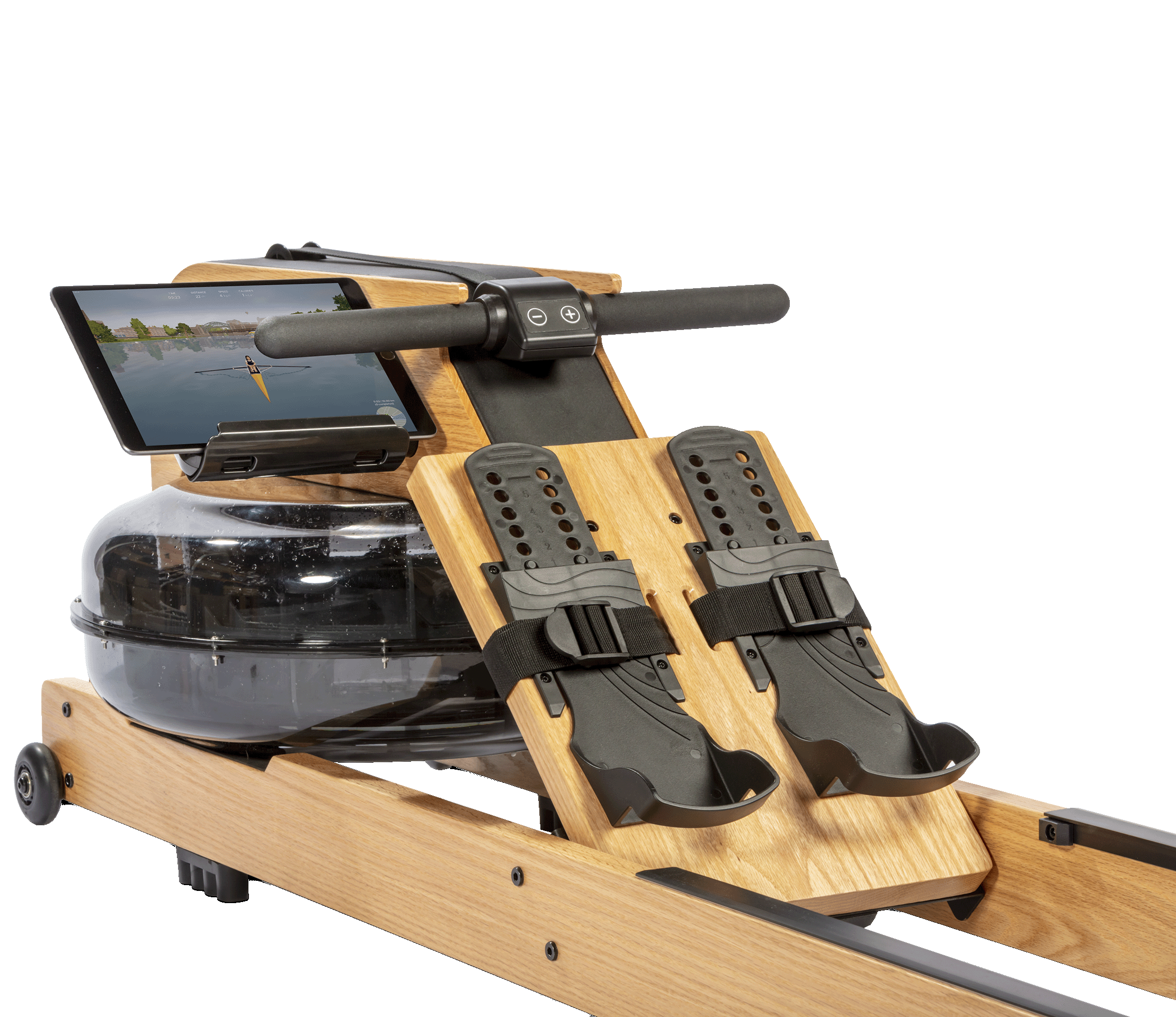 Flow Fitness Perform W9i Oak Rowing Machine